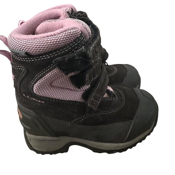 L.L. Bean Kids Snow Boots - Black and Pink - Picture 3 of 8